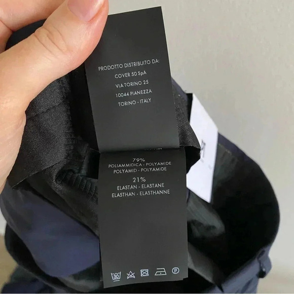 PT Torino Men's Black Gamma Cargo Pants Sz 48/ Medium US 32-33 - Picture 7 of 13